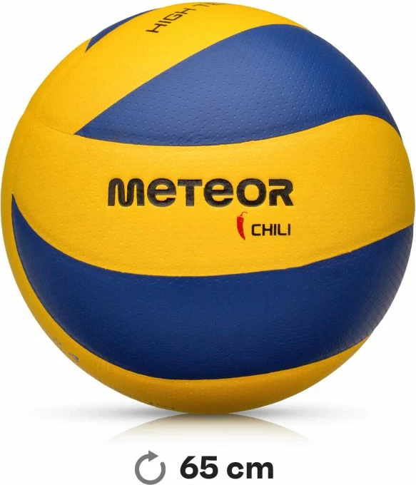 Volejbalna žoga Meteor za moške/ženske, modro-rumena