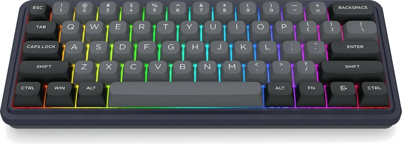 Mehanična tipkovnica Redragon Draconic V2 K730GB-RGB-PRO, 61 tipk, RGB, brezžična/žična, črna