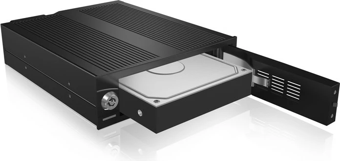 Zaloga za HDD/SSD 3,5" v 5,25" mesta ICY BOX IB-170SK-B, SATA, črna