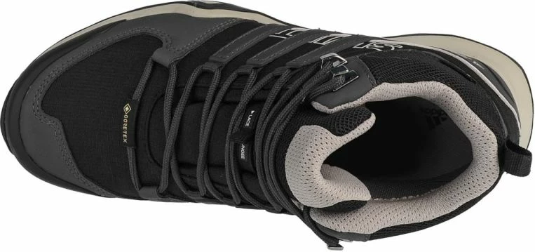 Planinski tekaški čevlji adidas Terrex Swift R2 Mid GTX, črni