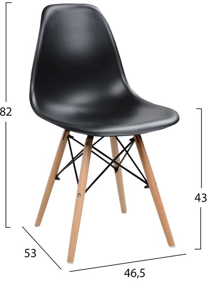 Set jedilna miza 5 kosov FH10349.01 miza in stoli Twist 120x70x76,5 cm