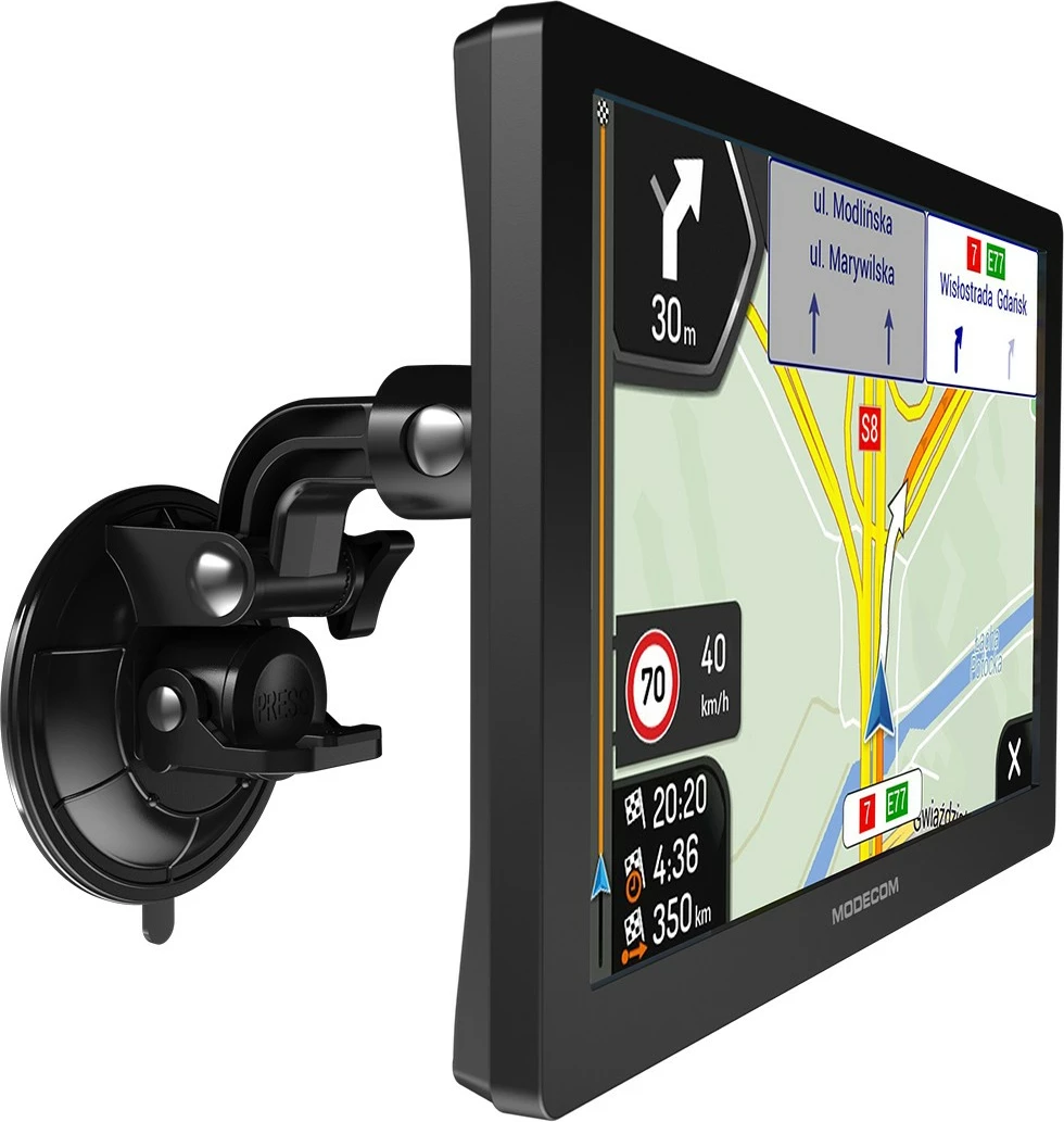 GPS navigacija MODECOM FREEWAY CX 9.4 iGO Truck 9" 16 GB 512 MB RAM, evropske karte, USB‑C, za avto/tovornjak, 1‑letna posodobitev