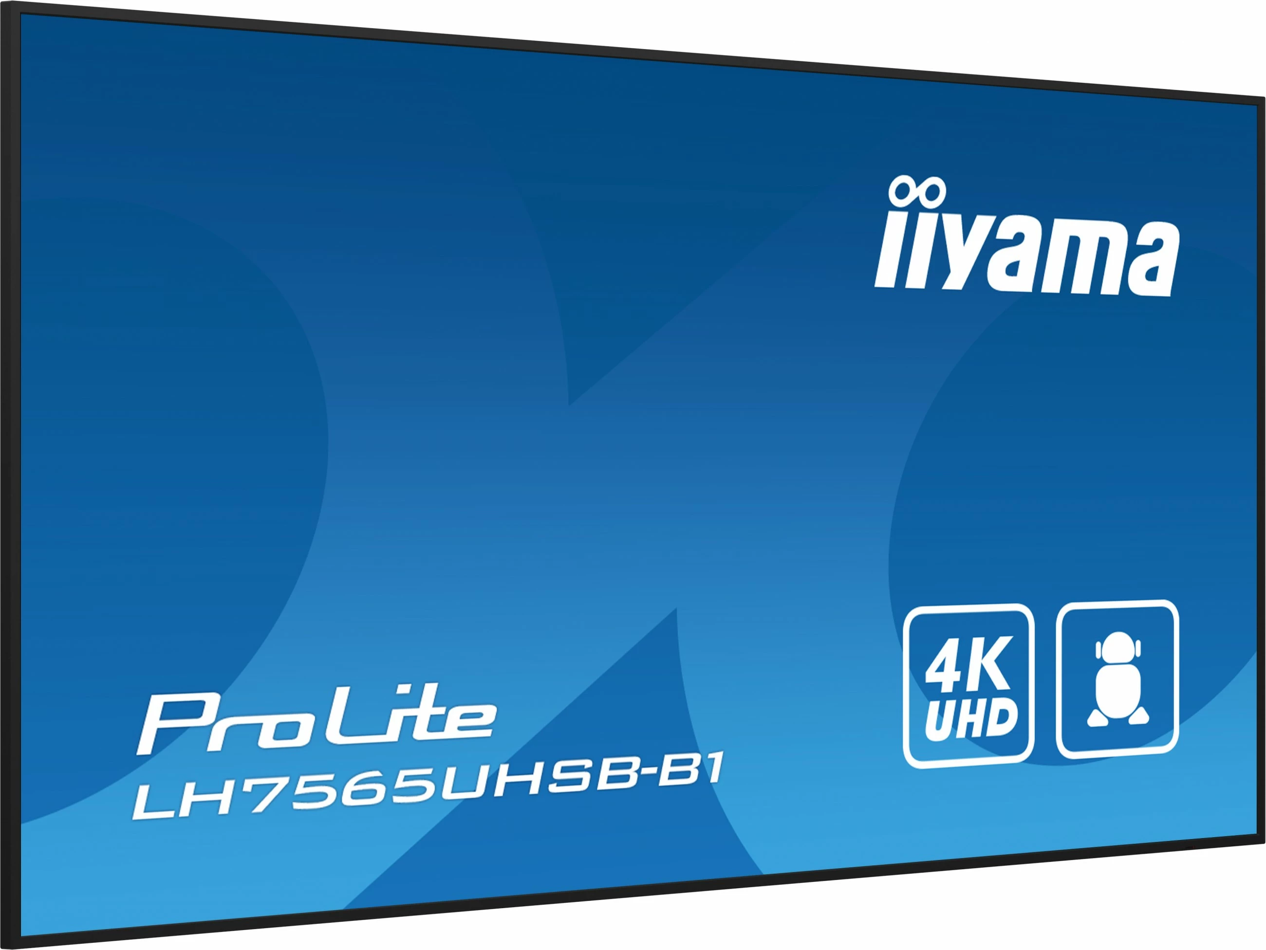 Profesionalni 75-palčni 4K Ultra HD LED monitor, Wi‑Fi, črn iiyama ProLite LH7565UHSB-B1