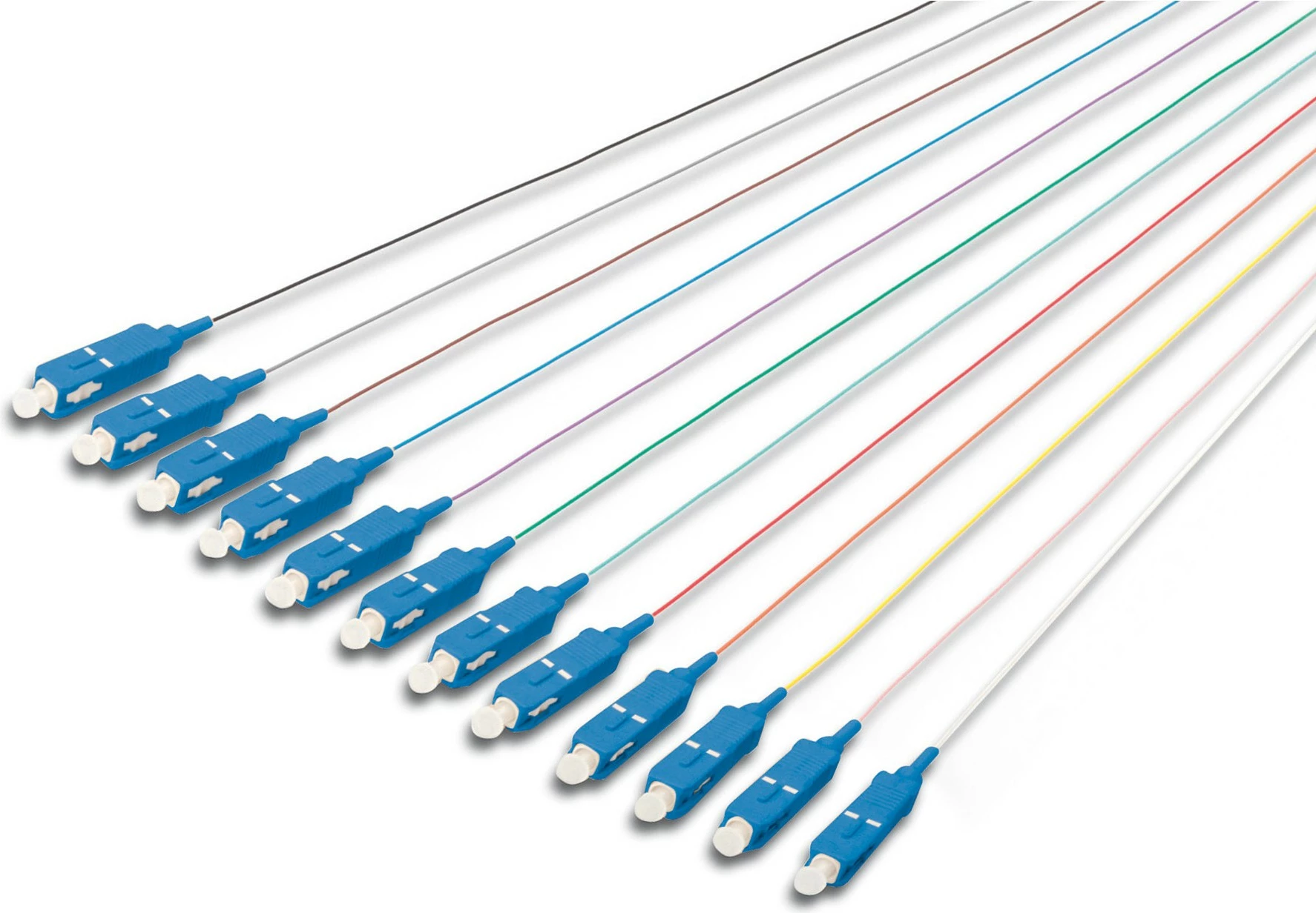 Pigtail fibra optike SC OS2, 2 m, večbarvno - Digitus