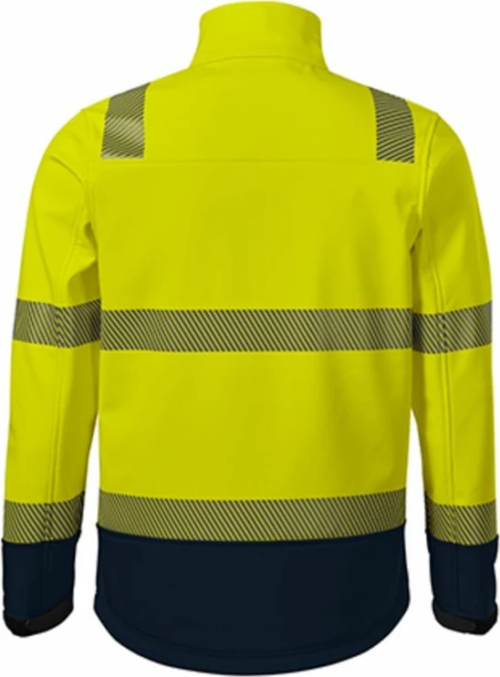 Reflektivna jakna za moške Rimeck, HV Drop M MLI-5V397, rumeno fluorescentna