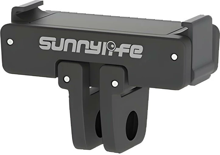 Magnetni adapter za hitro namestitev Sunnylife AD691 za DJI Osmo Action 2/3/4/5 Pro, črn