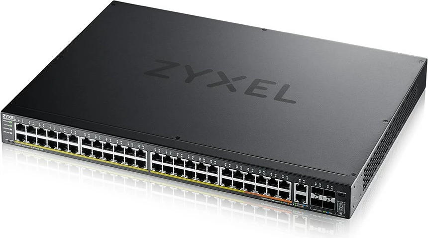 Upravljen stikalo Zyxel XGS2220-54HP, 48 vrat Gigabit Ethernet, 4 PoE, 216 Gbit/s