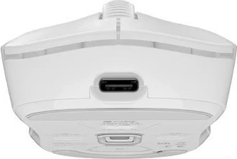 Brezžična ergonomska miška Fury Tanto T4, 12.000 dpi, 7 gumbov, bela