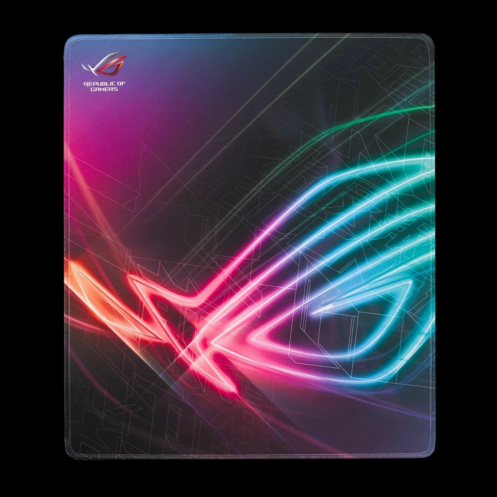 Gaming podloga za miško ASUS ROG Strix Edge, večbarvna, 450x400 mm, guma, protizdrsna