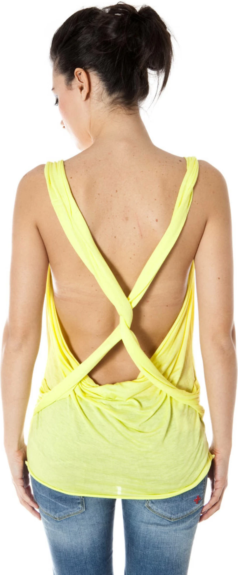 Majica ZUELEMENTS tank za ženske, rumena