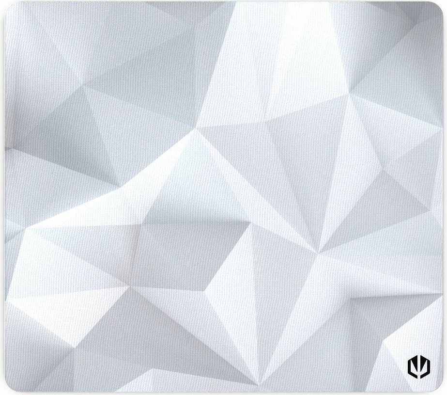 Mauspad Crystal Onyx White L, Endorfy, bel/siv