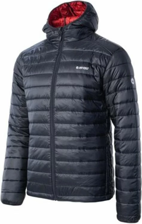 Jakna za moške Hi-Tec, črna in rdeča