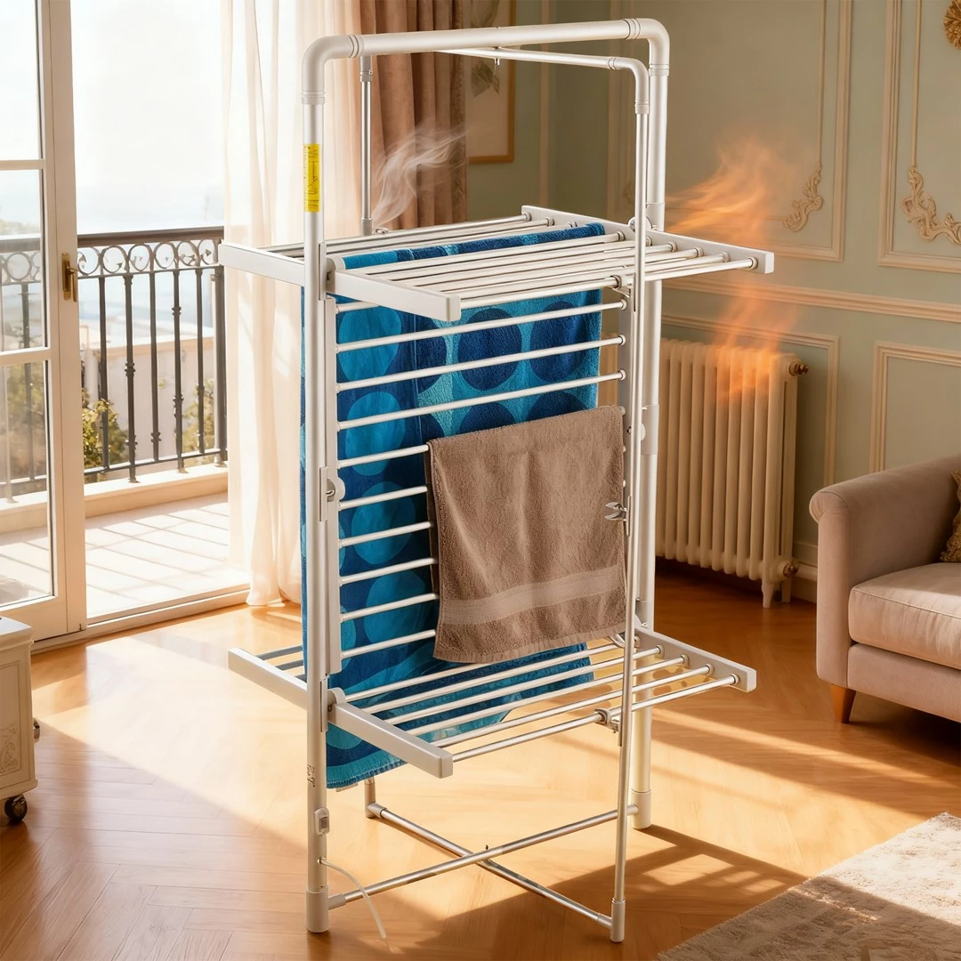 Električna sušilnica perila Adler AD 7829, zložljiva, bela