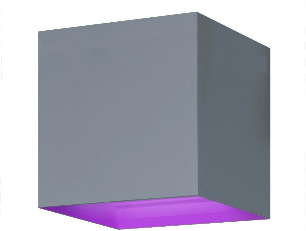 Stenska luč, 2 žarnici, 6500 K, siva Hombli HBWL-0208