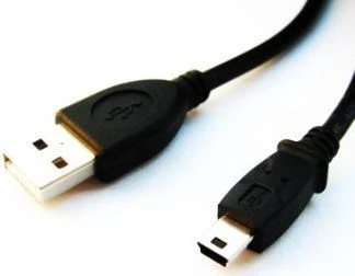 Kabel USB in mini-USB Gembird, USB 2.0, 1,8 m, črn