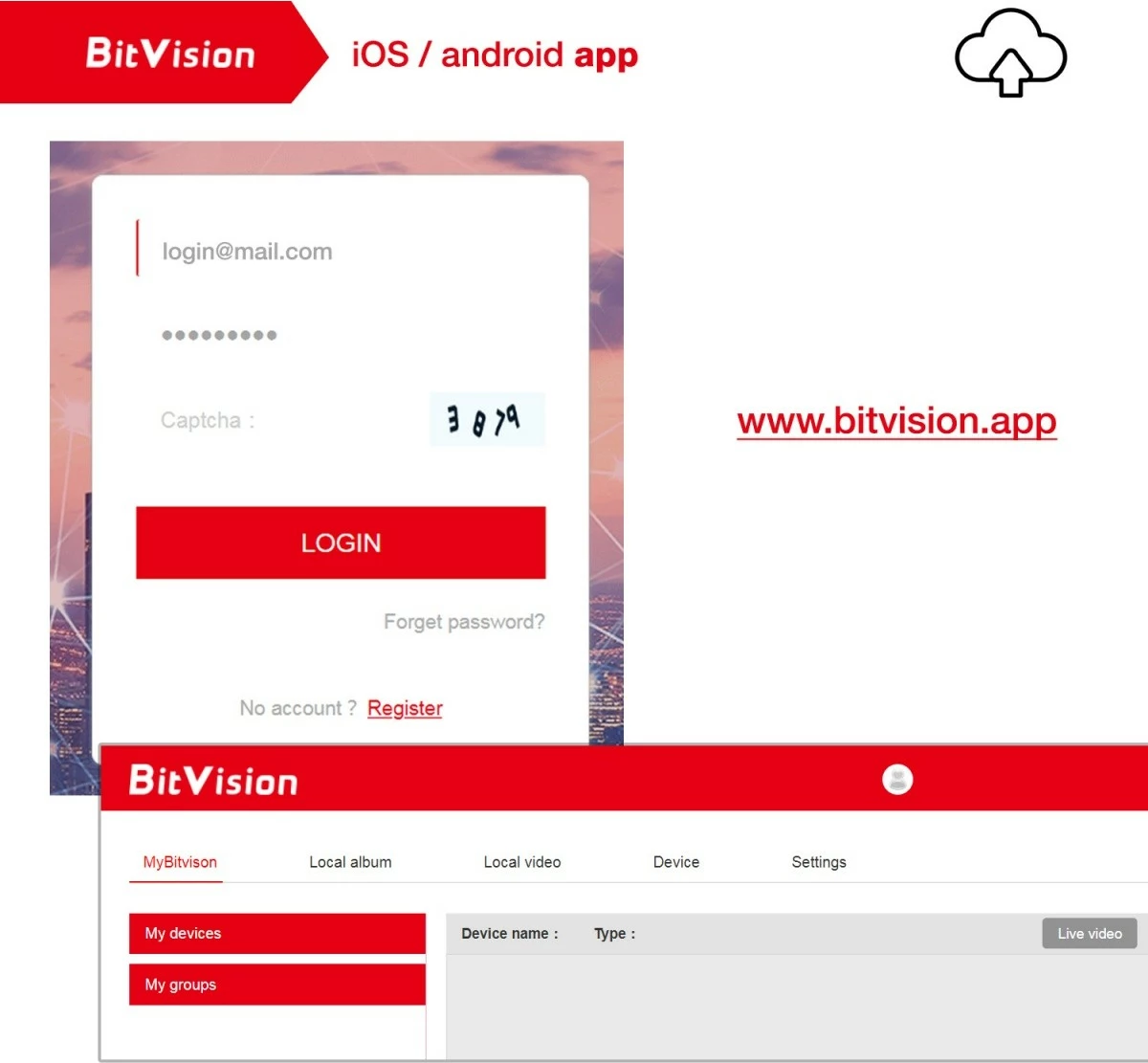 Dome kamera, 5MPx, PoE, bela — Maclean MCTV-515