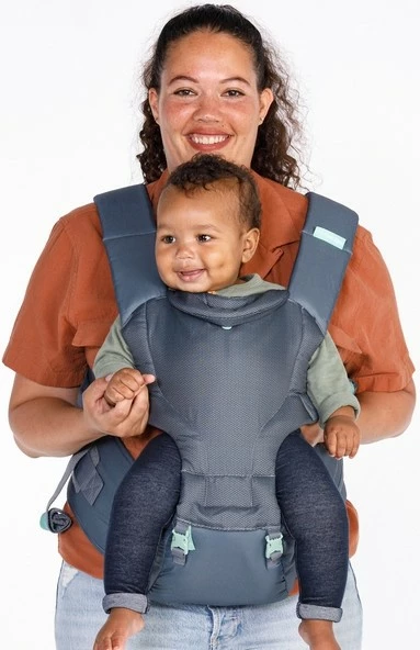 Večfunkcijski nosilec za dojenčke 5-v-1 s sedežem na boku, B-kids, 150300012, 0m+ 5,5–20,4 kg, siv