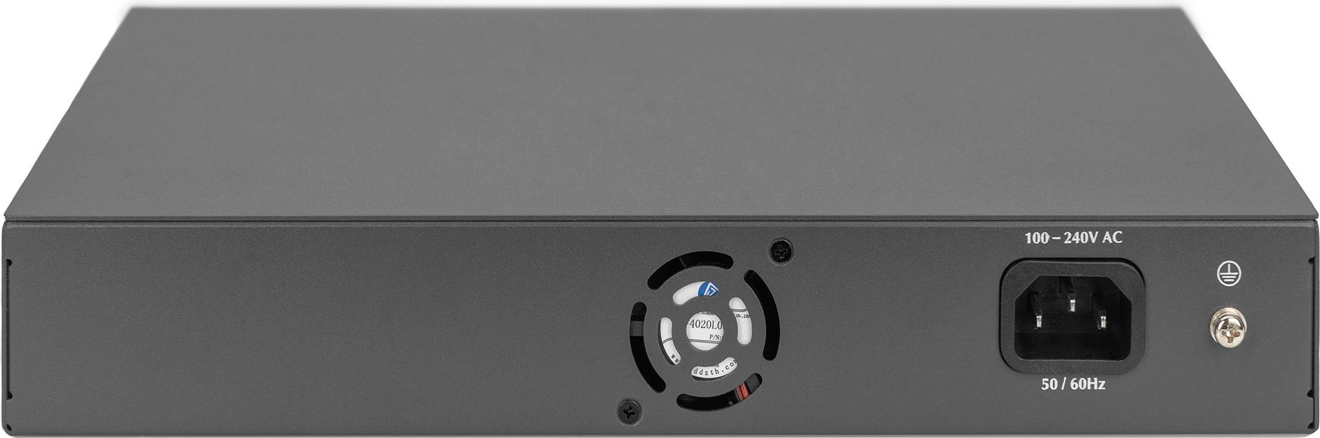 16-portni switch PoE, 10/100, 1U, črn Digitus