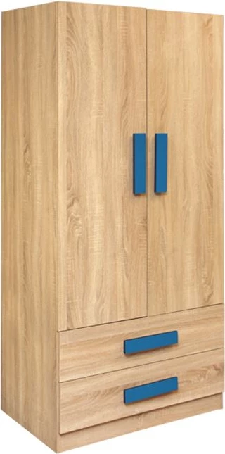 Garderobna omara 2 vrata igralnica Sonama-Modra FH335+FH336.01 80X50X180cm