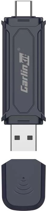 Brezžični adapter za CarPlay/Android Auto, Carlinkit MINI PRO, USB-C, sivi