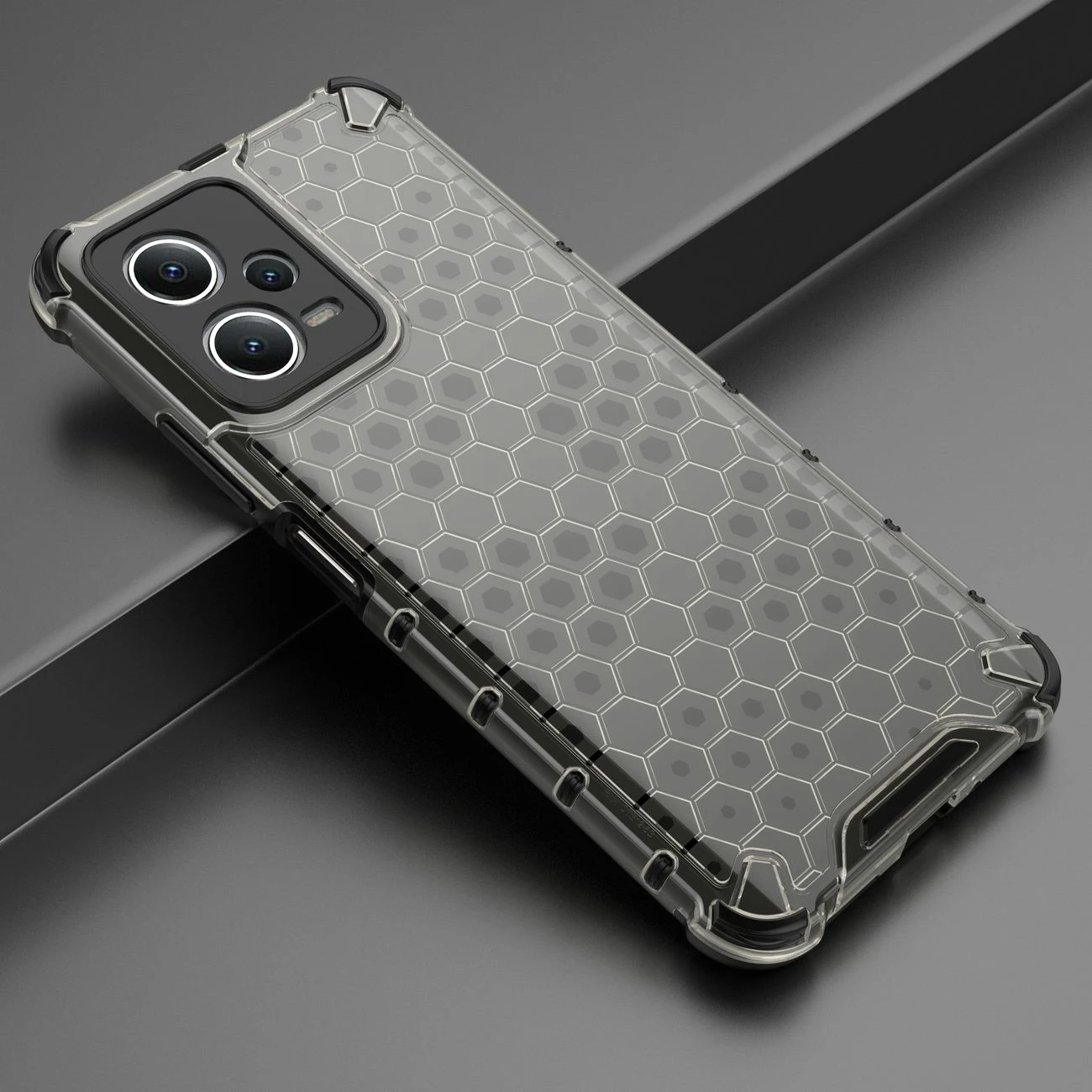 Ovitek za telefon Honeycomb Hurtel za Xiaomi Redmi Note 12 5G / Poco X5 5G, črn