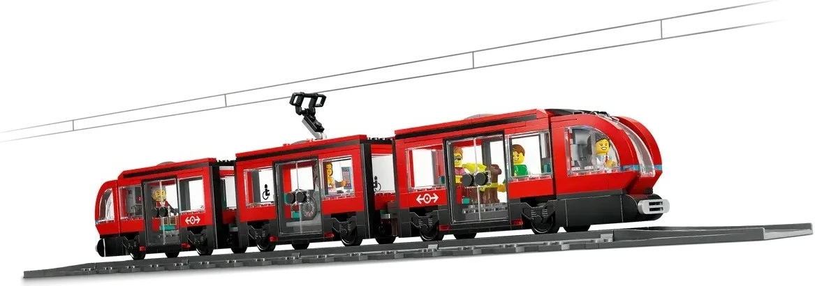 Tramvaj in postaja LEGO CITY 60423, set