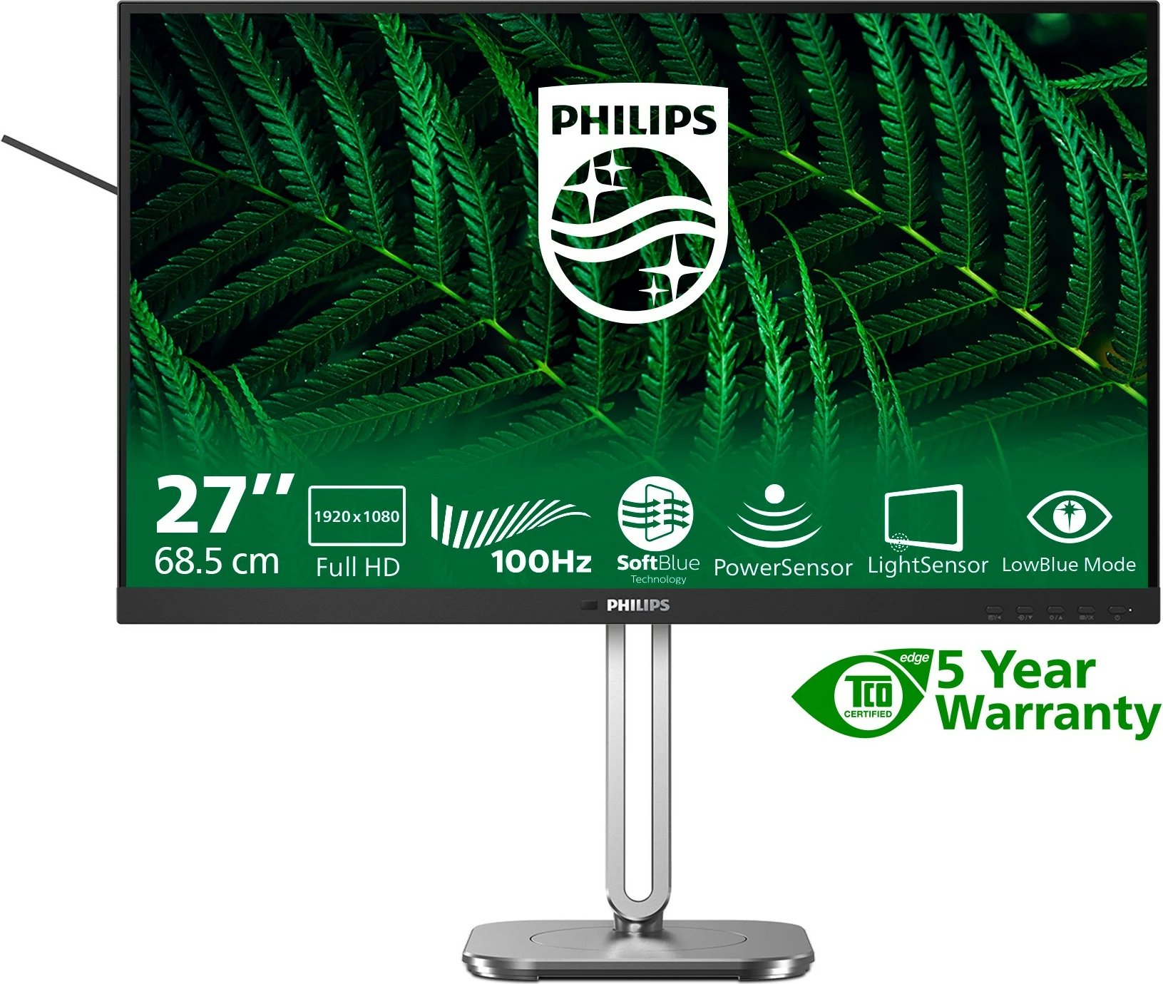 27" zaslon Full HD, LCD, antracit - Philips 5000 series 27B2G5200/00