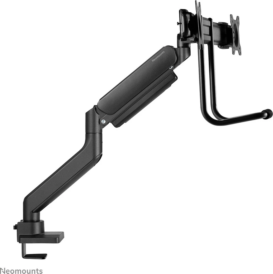 Nagibno stojalo za dva monitorja Neomounts DS75-450BL2, objemka/gnom, 8 kg, 17"-32", 100 x 100 mm, črno