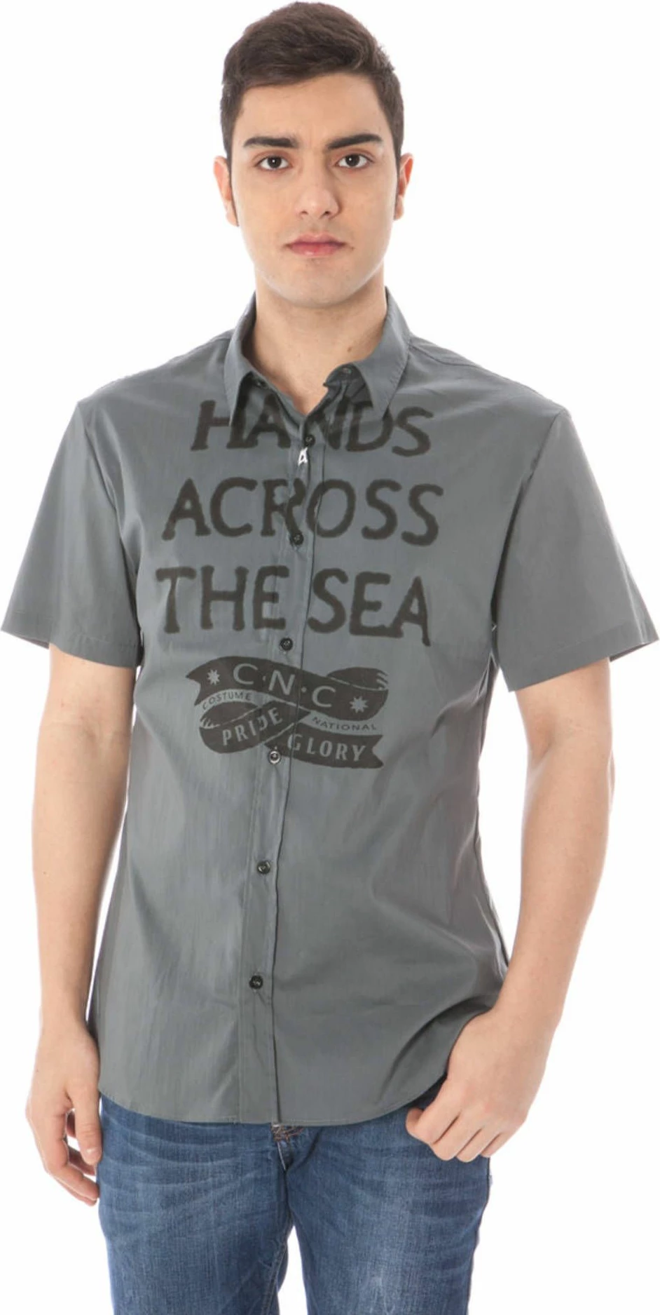 Srajca za moške COSTUME NATIONAL, siva