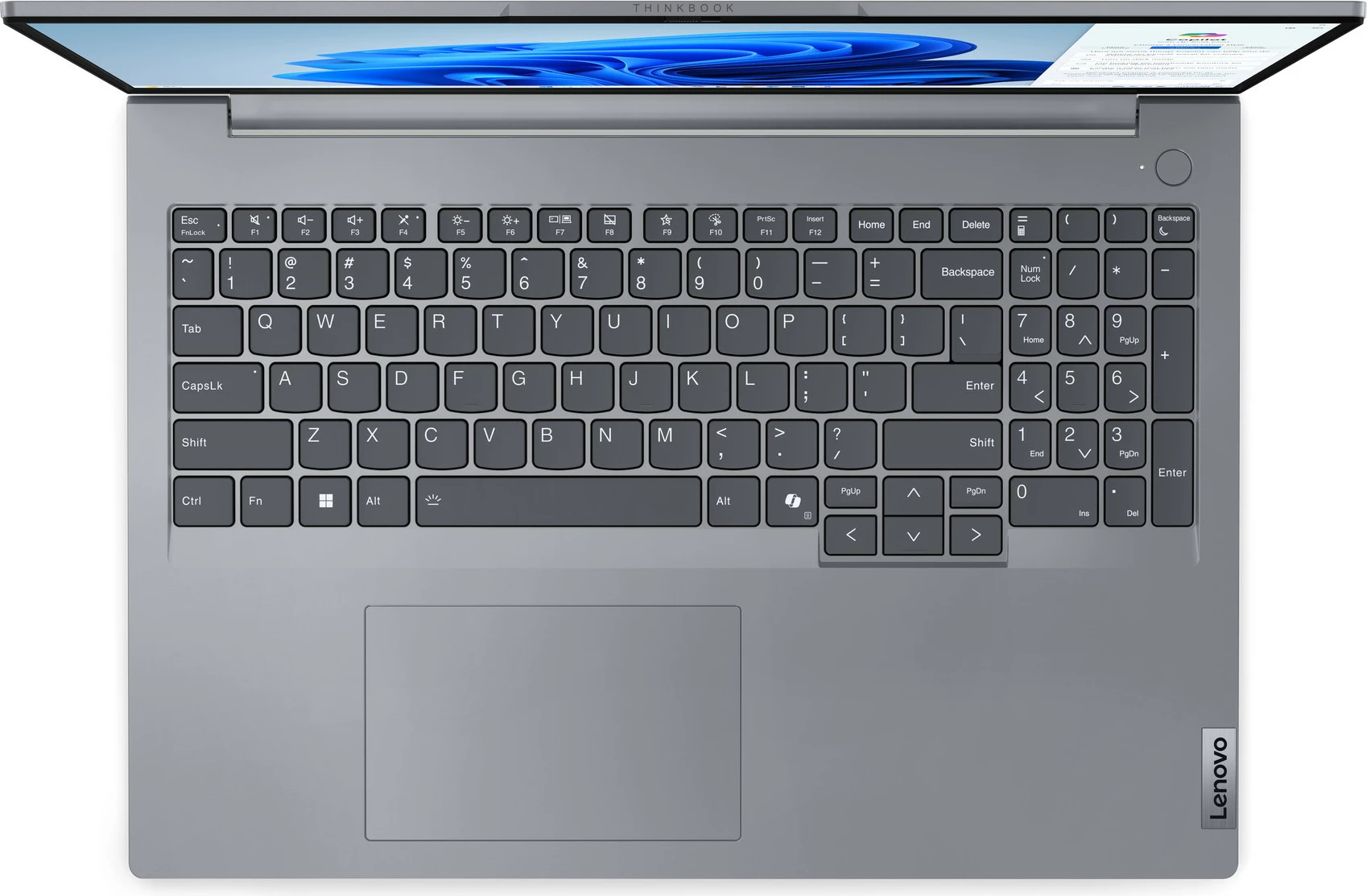 Prenosnik 16", AMD Ryzen 7-7735HS, 32 GB/1 TB, Arctic Grey Lenovo ThinkBook 16 G7