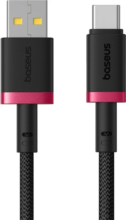 Kabel za hitro polnjenje USB Type A na Type C Baseus Dura, 60 W, 2 m, črn