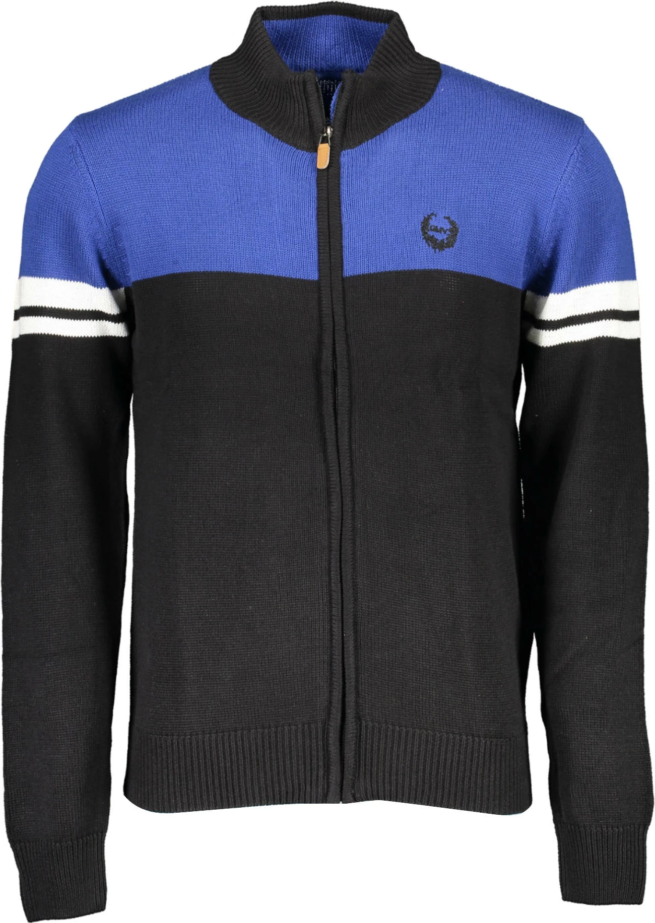 Moški pulover z zadrgo GIAN MARCO VENTURI, črn