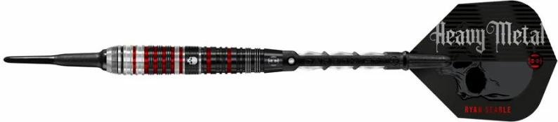 Profesionalne puščice Harrows Heavy Metal Ryan Searle, črne