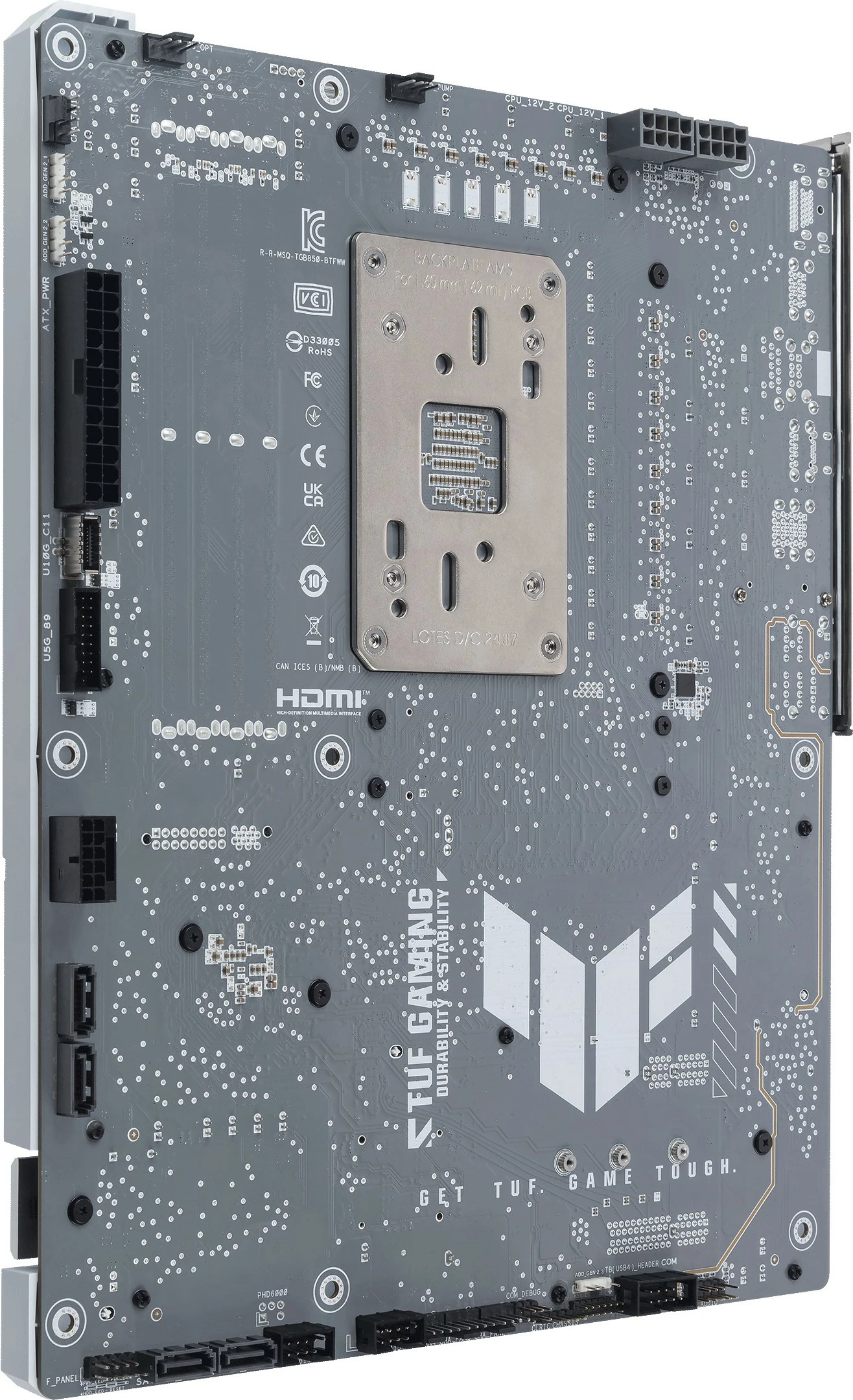 Plošča ASUS TUF GAMING B850-BTF WIFI W, ATX, Wi‑Fi, bela