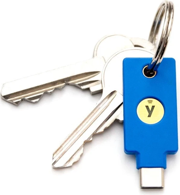 Varnostni ključ C NFC, Yubico, moder