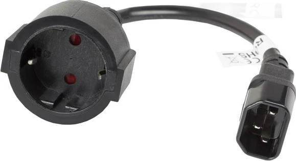Tanek LAN kabel Lanberg CA-C14E-10CC-0018-BK, črn