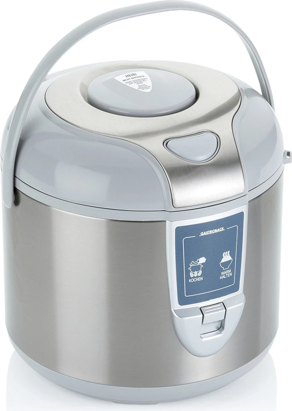 Aparat za kuhanje riža in zelenjave Gastroback, srebrno
