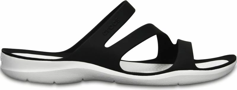 Sandalet, Crocs Swiftwater Sandal W, črno-bela