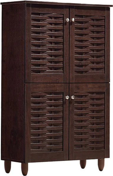 Lesena omara za čevlje s 4 vrati FH2210.01 Wenge 77x34x123