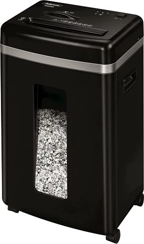 Mikrorezalnik Fellowes Powershred 450M, 22 L, 9 listov, črn