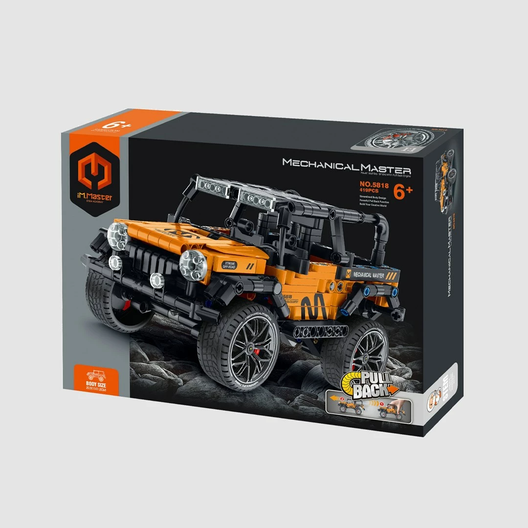Set gradbenih kock IM MASTER 5818, 434 kosov, oranžen