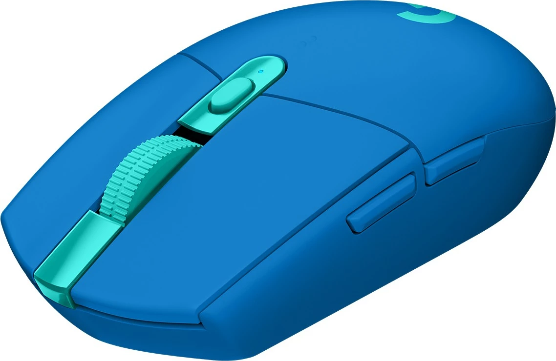 Gaming brezžični miška Logitech G305 LIGHTSPEED, 12000 DPI, 6 gumbov, modra