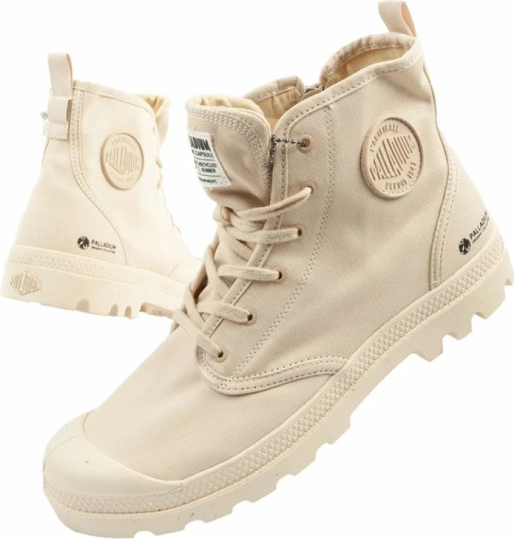 Kotalni čevlji Palladium Pampa Zip M, bež