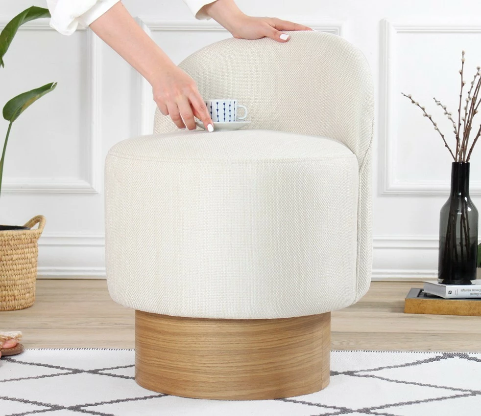 Tabure Atelier del Sofa, krem