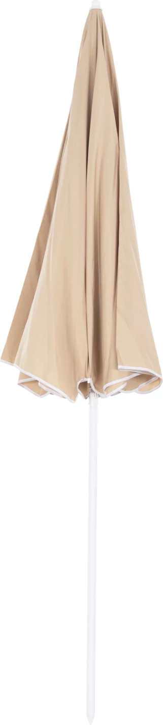 Plažni senčnik, 2,00 m, 8 palic iz steklenih vlaken, moka — belo steblo FH6015.04