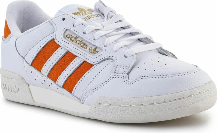 Superge, adidas Continental 80 Stripes GZ6267, bele z oranžnimi detajli