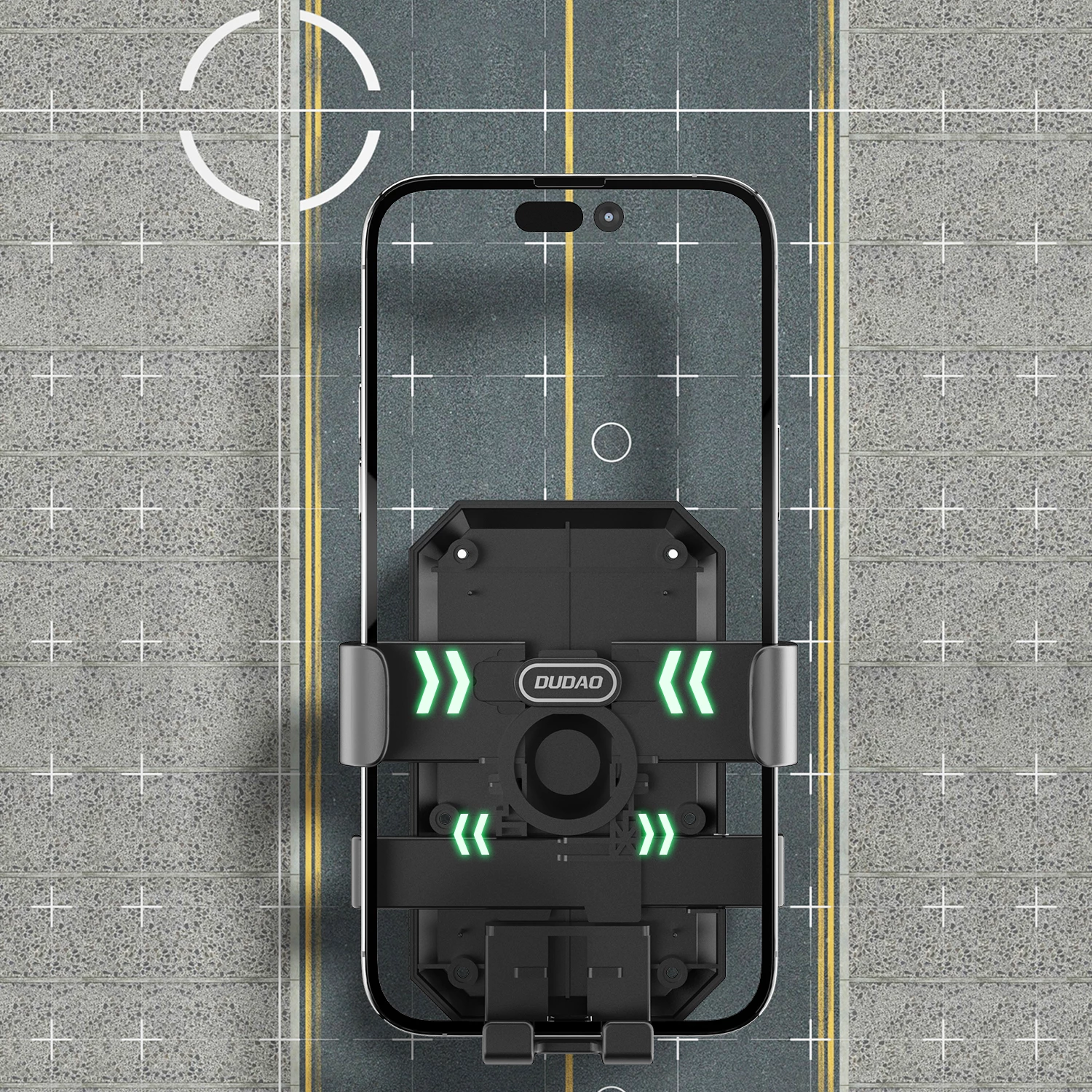 Držalo za telefon za kolo/motor Dudao F7C+, črno