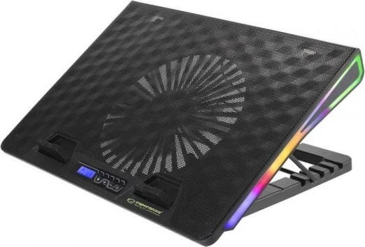 Hlajenje za prenosnik Esperanza EGC101, 800 RPM, 17", črn