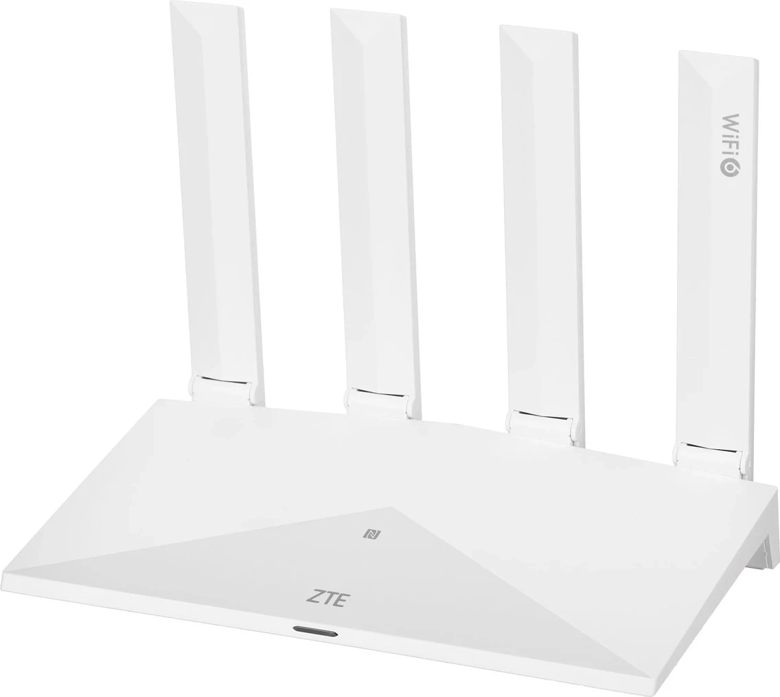 Wi‑Fi 6 usmerjevalnik ZTE T3000, bel