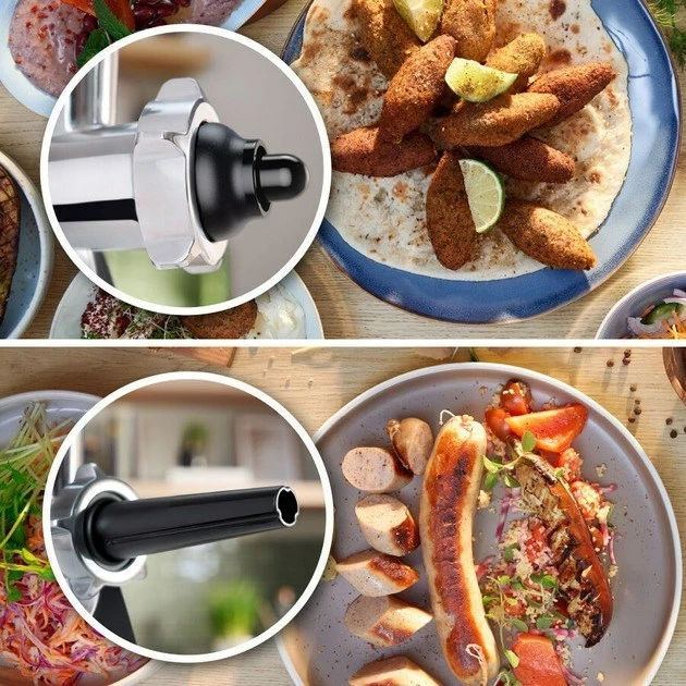 Električni mlinček za meso Bosch MFWS660B, 500 W, črno/srebrn